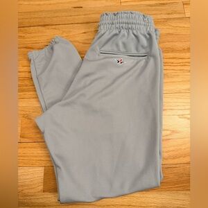 Youth Gray Baseball Pants - Size M
